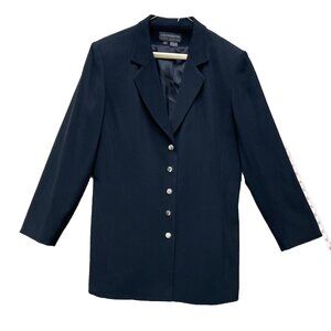 Liz Claiborne Vintage Black Blazer Style # WA860830 A-15 Size 10